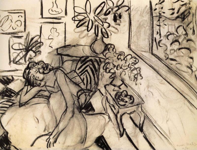 Henri Matisse Lying woman